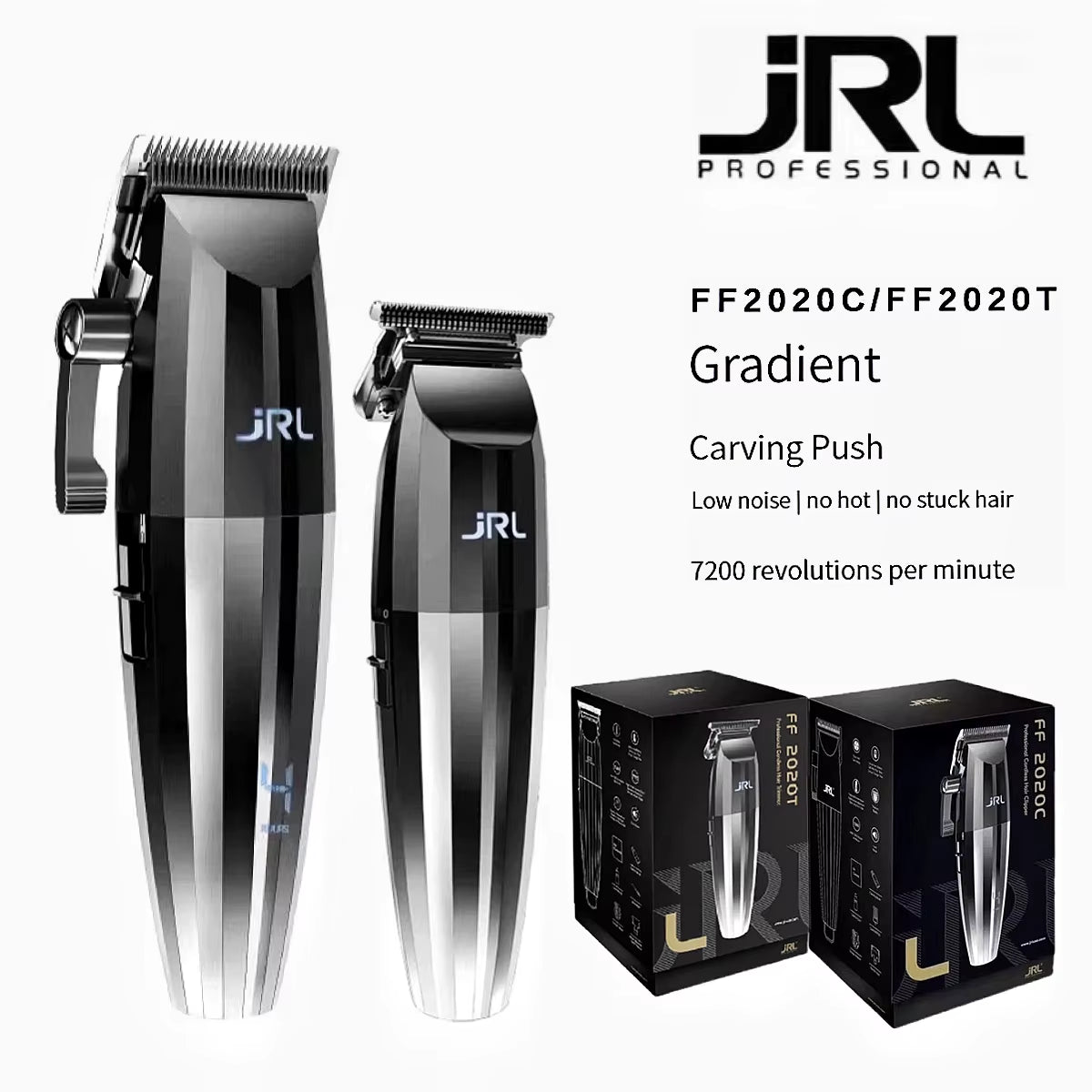 American JRL Original Factory 2020C 2020T Hair Clipper Professional Hair Salon Trimmer Oil Head Engraving Mute Home