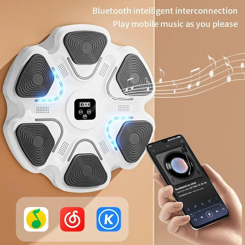 New Smart Music Boxing Machine Adult/Children Sports Fitness Boxing Trainer Home Exercise Response Training Boxing Wall Target