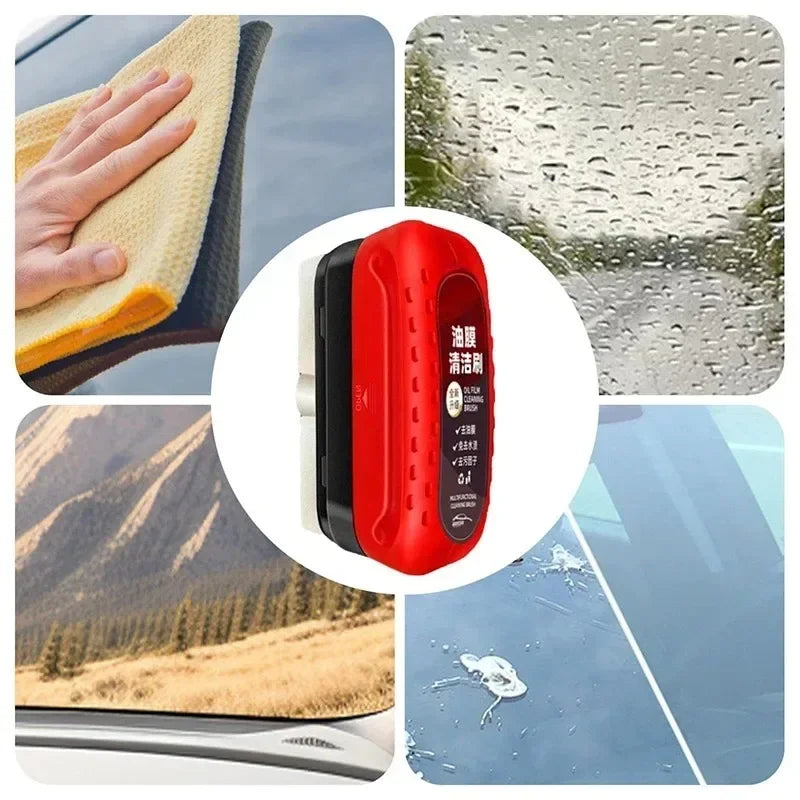 Car Glass Cleaner Cleaning Agent Restoring Windshield Luster Strongly Remove Dirt Car Glass Cleaning Brush Wash and Maintenance