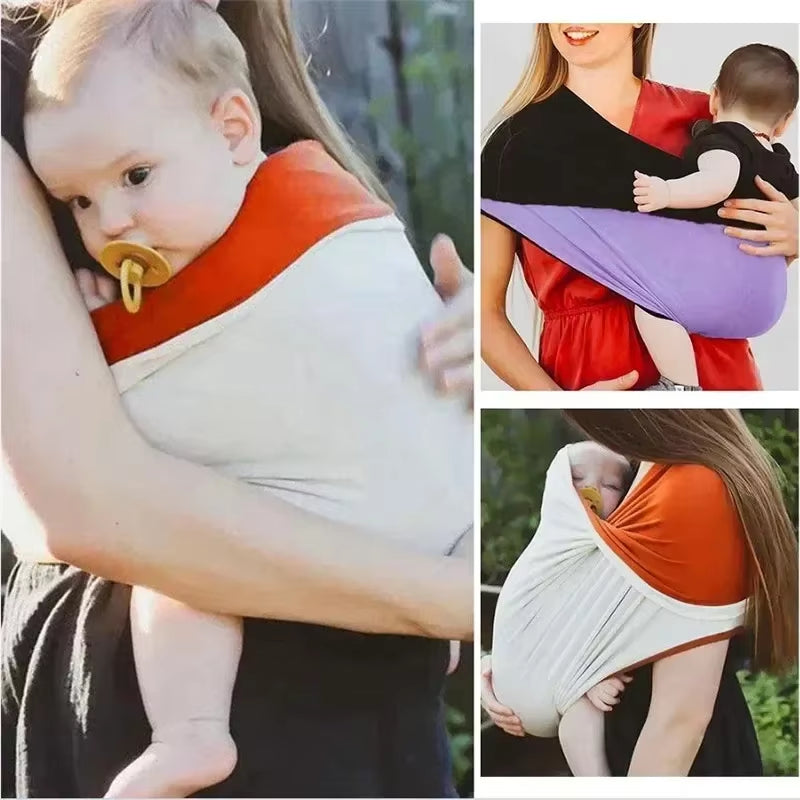 Baby Sling Cotton Soft Elastic Baby Carrier Infant Toddler Carrier Easy to Wear Newborn Blanket Newborn Photography Wrap