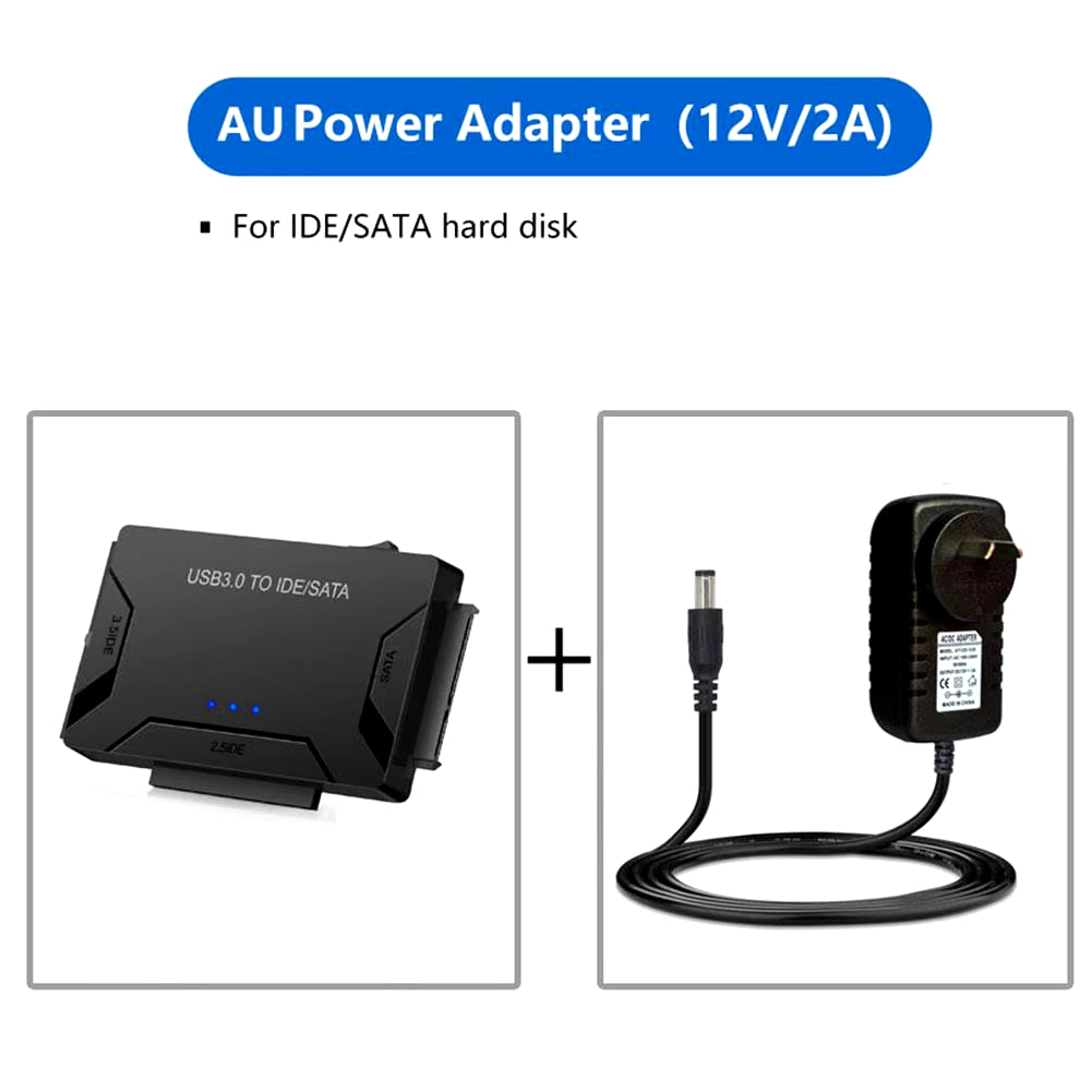 USB 3.0 Zilkee Ultra Recovery Converter Sata HDD SSD Hard Disk Drive Data Transfer Converter SATA Adapter Cable